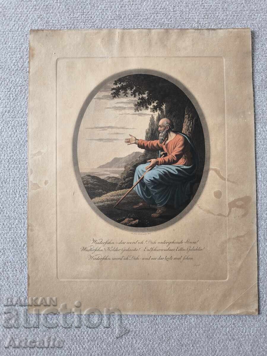 Χαλκογραφία του Γιόχαν Χάινριχ Λιπς