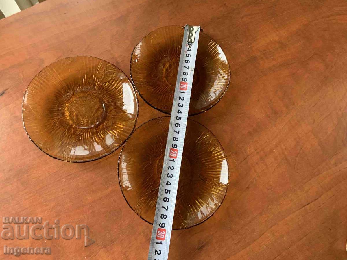 FARFURIE STICLĂ ORNAMENTE RELIEF COLECȚIE COLORATĂ - 3 BUC cu preț 9.00 BGN | € 4.60