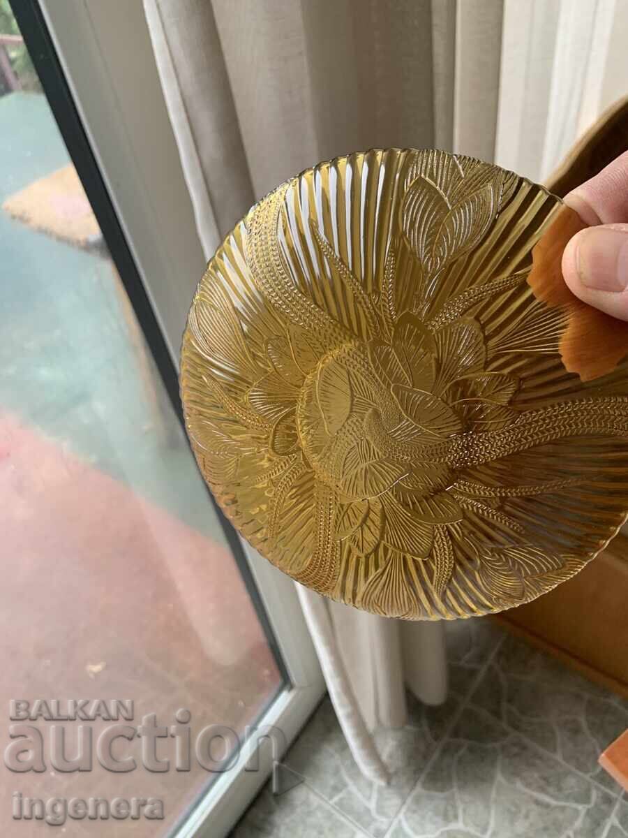 Livrarea FARFURIE STICLĂ ORNAMENTE RELIEF COLECȚIE COLORATĂ - 3 BUC