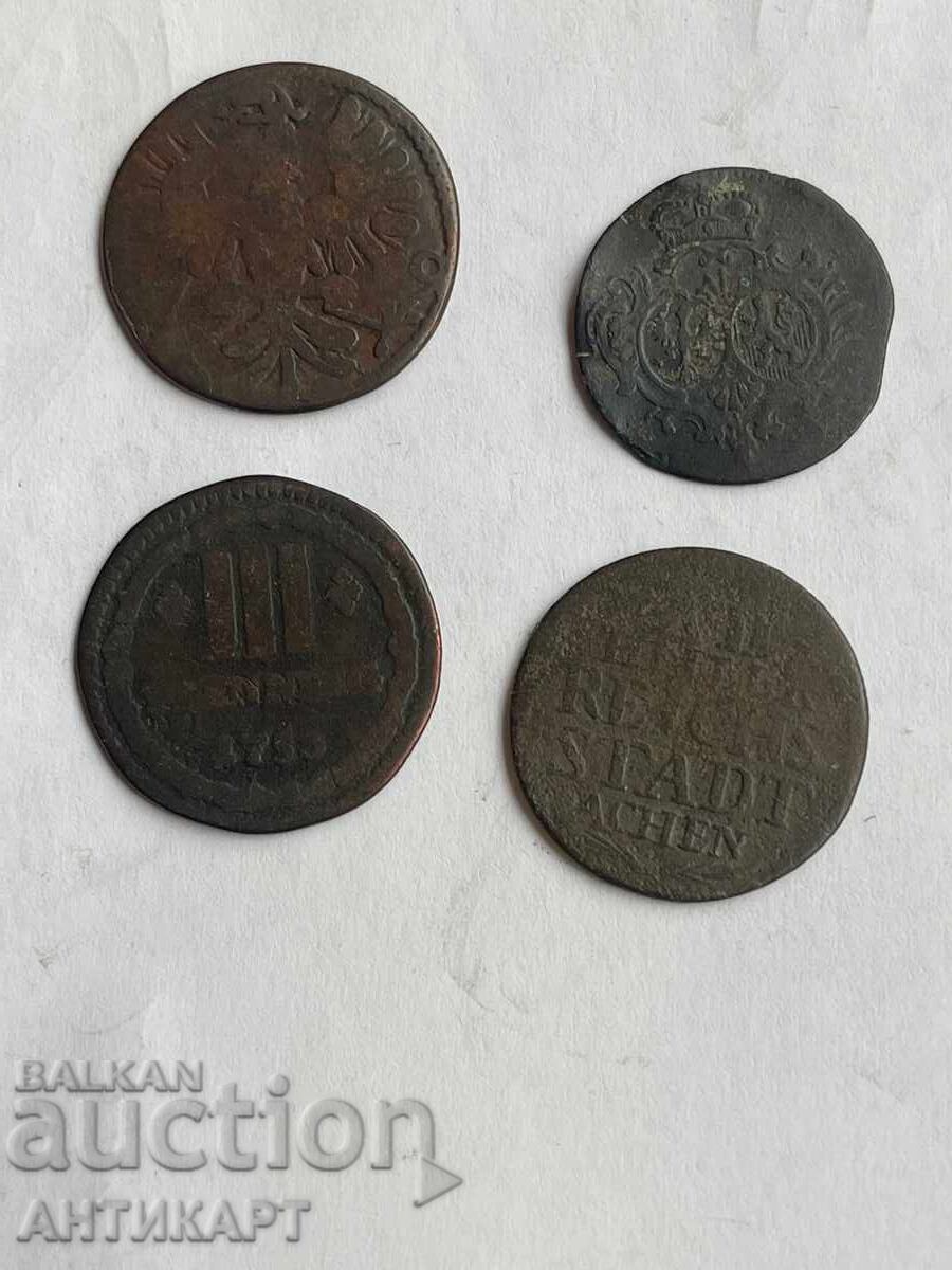 Γερμανία 4 παλιά νομίσματα με τιμή 28.00 BGN | € 14.32