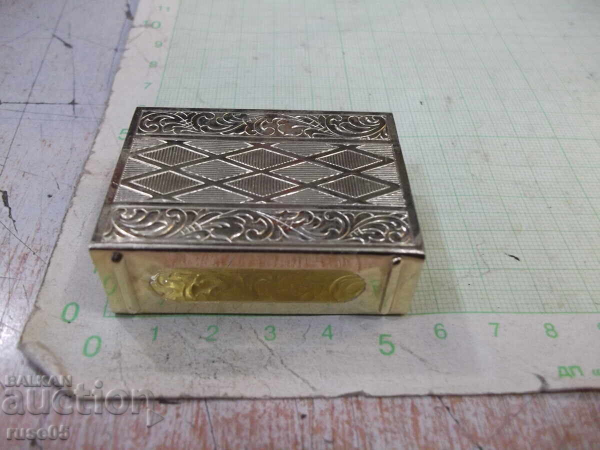 Metal matchbox case with price 5.00 BGN | € 2.56 Metal matchbox case with price 5.00 BGN | € 2.56