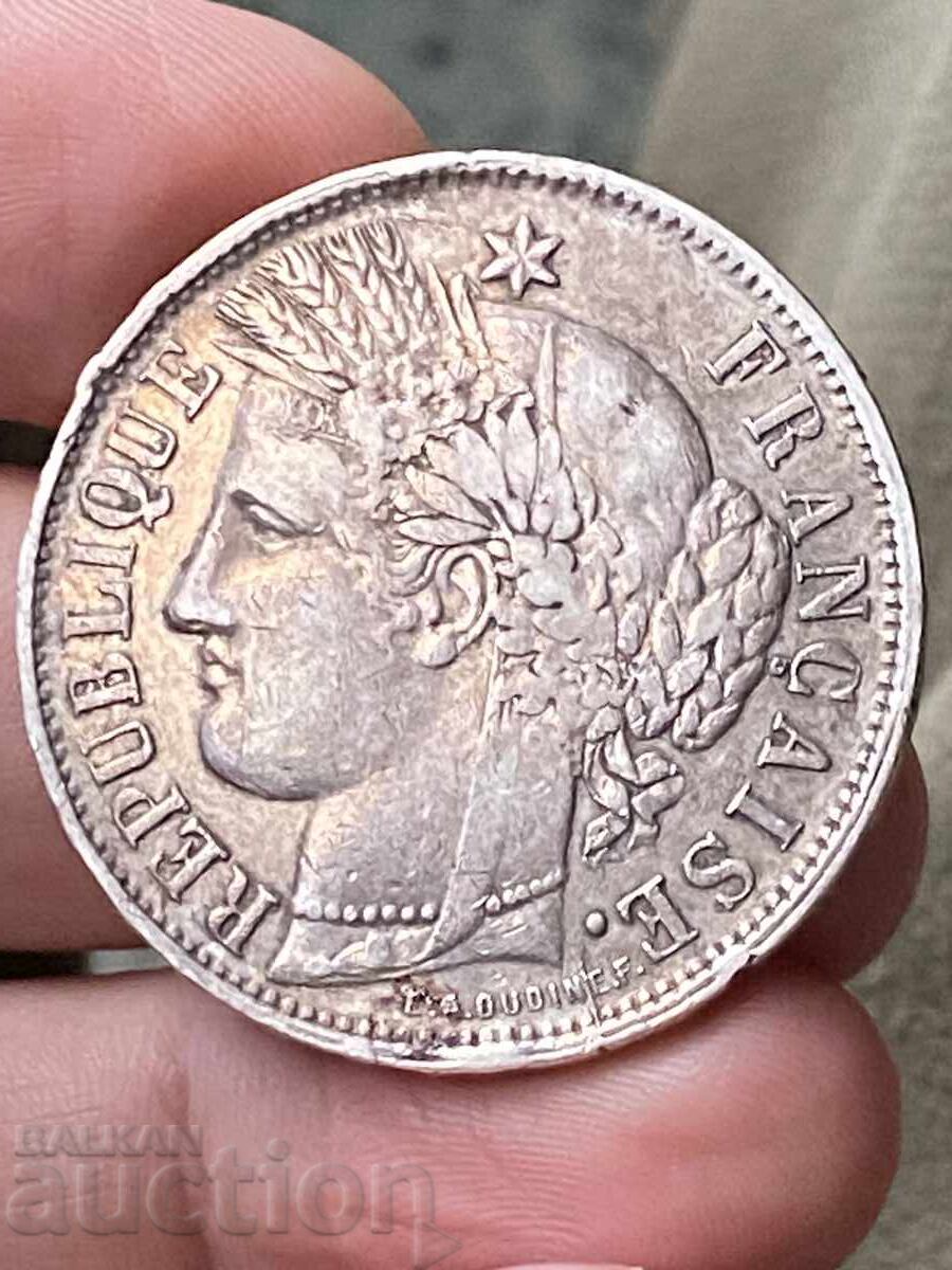 France 5 Francs 1870 Ceres Silver France 5 Francs 1870 Ceres Silver