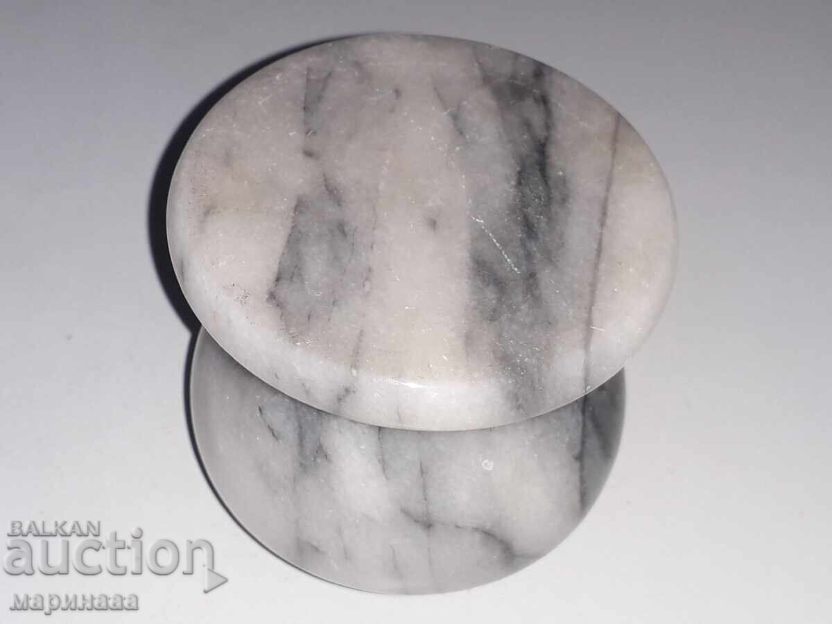 MASSIVE CANDLEHOLDER. MARBLE - 5