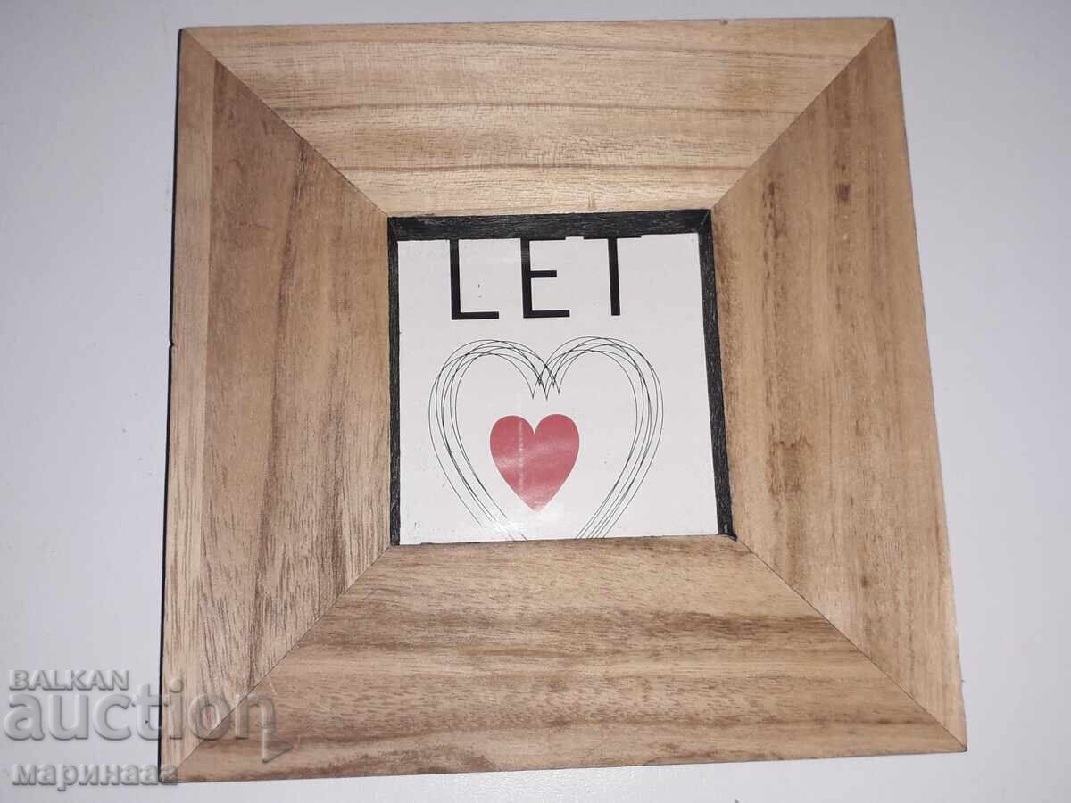 ΝΕΟ ΠΛΑΙΣΙΟ. ΞΥΛΟ, ΓΥΑΛΙ με τιμή 4.00 BGN | € 2.05