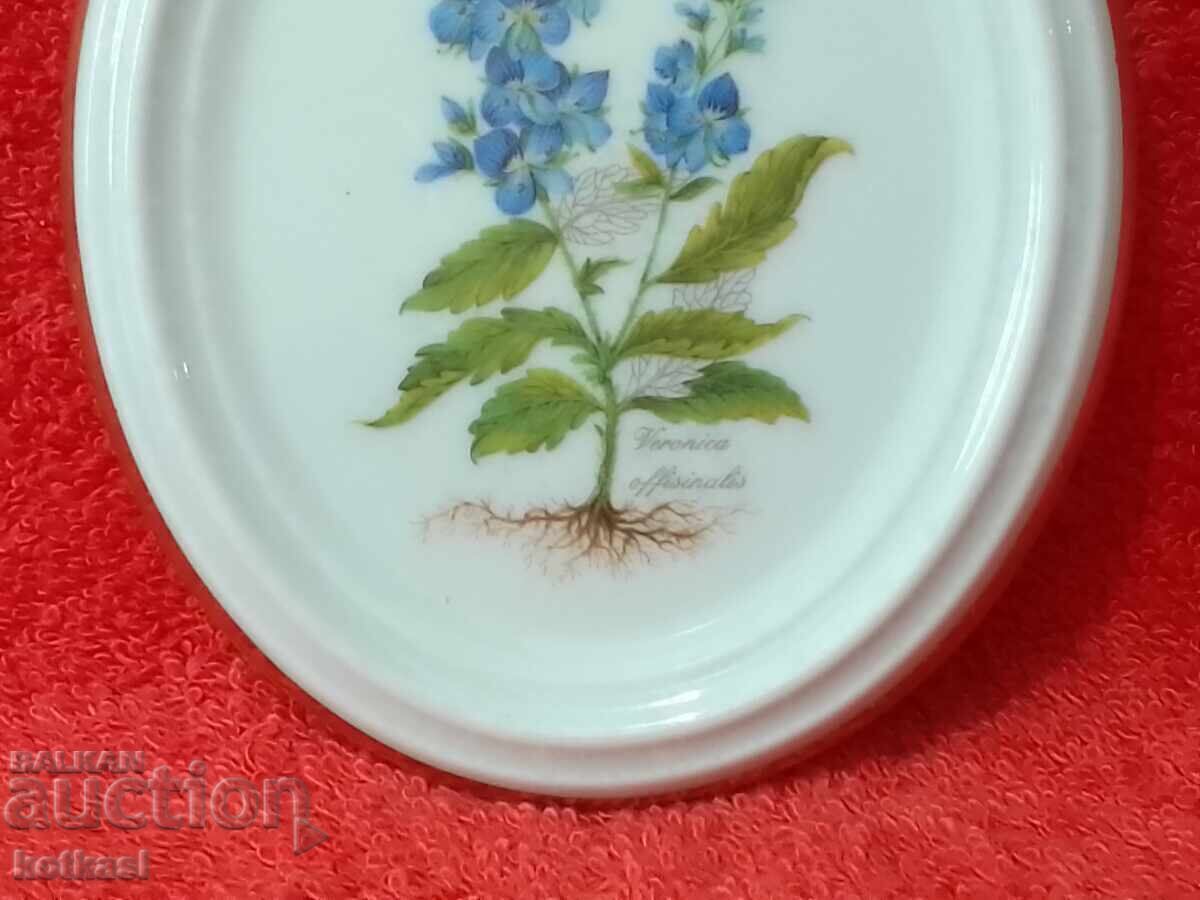Painting of flowers on porcelain VOLKSTEDT Thuringia, handmade with price 65.50 BGN | € 33.49