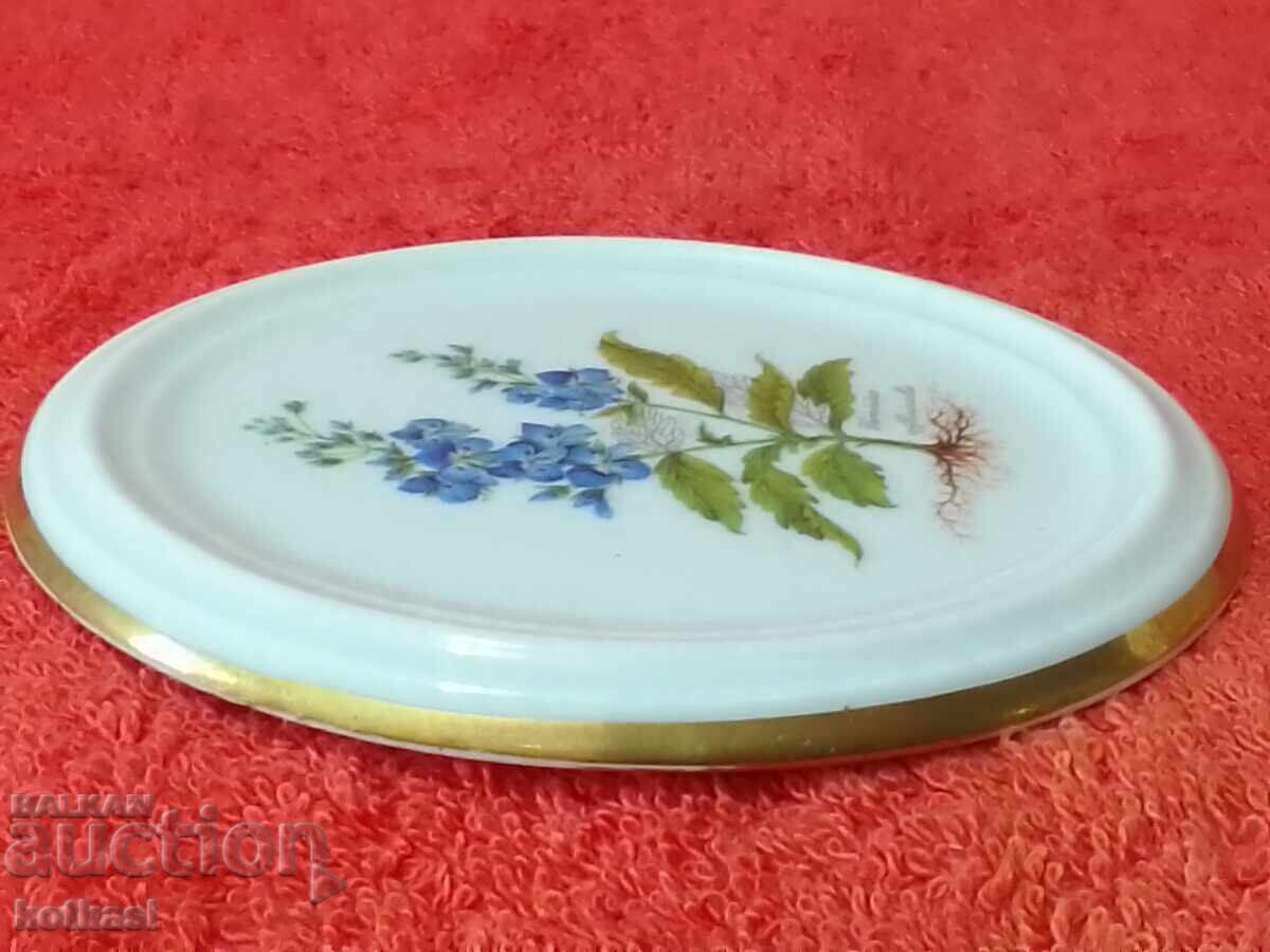 Painting of flowers on porcelain VOLKSTEDT Thuringia, handmade - 5