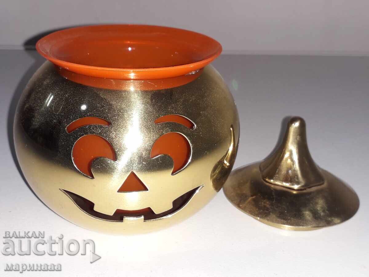 NEW DECORATION. BRASS, COLORED GLASS with price 8.00 BGN | € 4.09