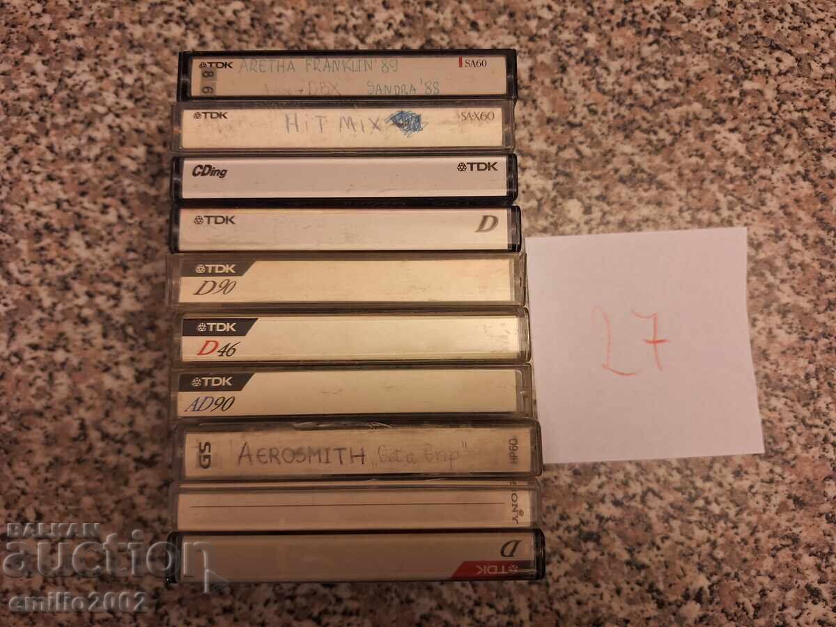 Audio cassettes 10pcs 27 Audio cassettes 10pcs 27