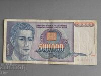 Bancnota - Iugoslavia - 500.000 de dinari | 1993