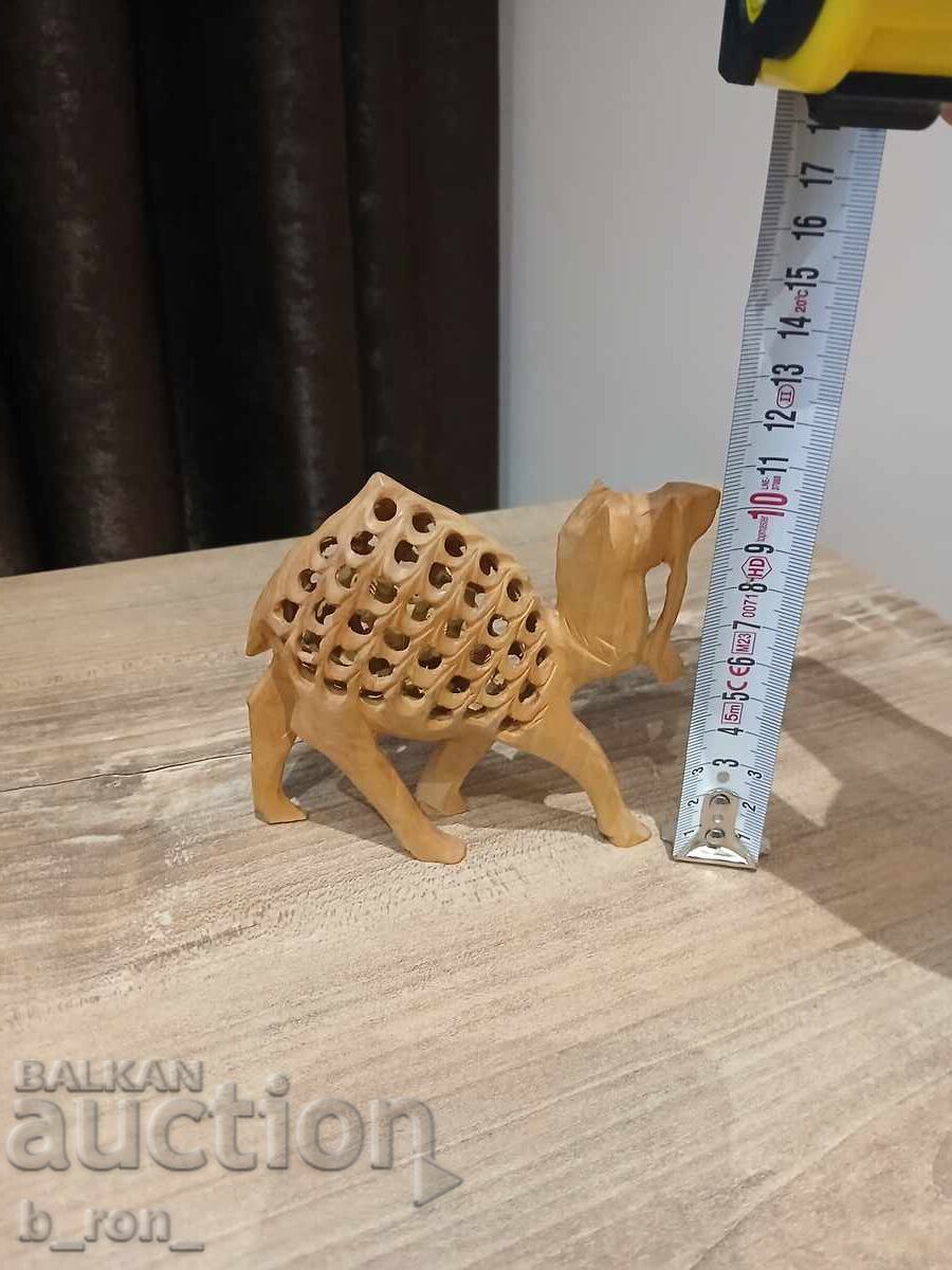 Δημοπρασία Ξυλόγλυπτη φιγούρα καμήλα