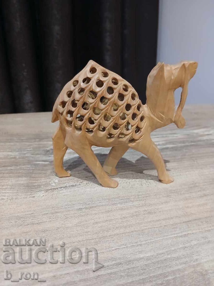 Ξυλόγλυπτη φιγούρα καμήλα