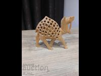 Ξυλόγλυπτη φιγούρα καμήλα