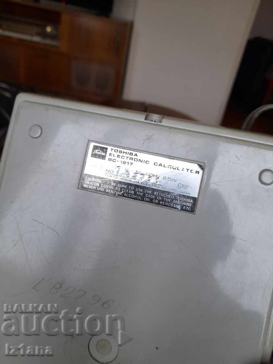 Calculator vechi Toshiba BC-1217 - 5 Calculator vechi Toshiba BC-1217 - 5