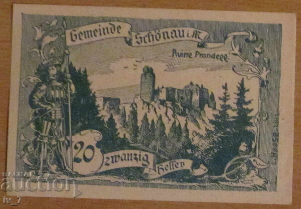 20 Heller 1920, Austria - UNC 20 Heller 1920, Austria - UNC