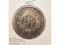 Великобритания 1/2 Корона,Краун 1816г Сребро рядка ! RR