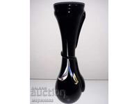 VAZĂ MASIVĂ ÎNALTĂ. BG. STICLĂ SUFLATĂ