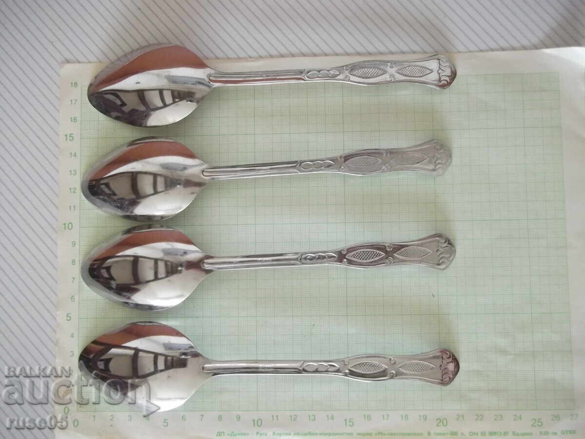 Lot of 4 spoons - 5
