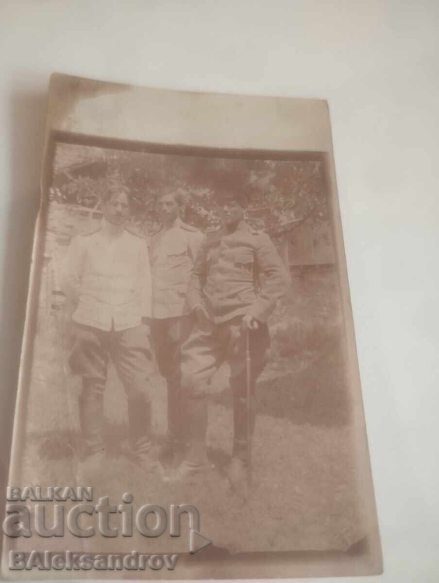 Old military photo postcard Old military photo postcard