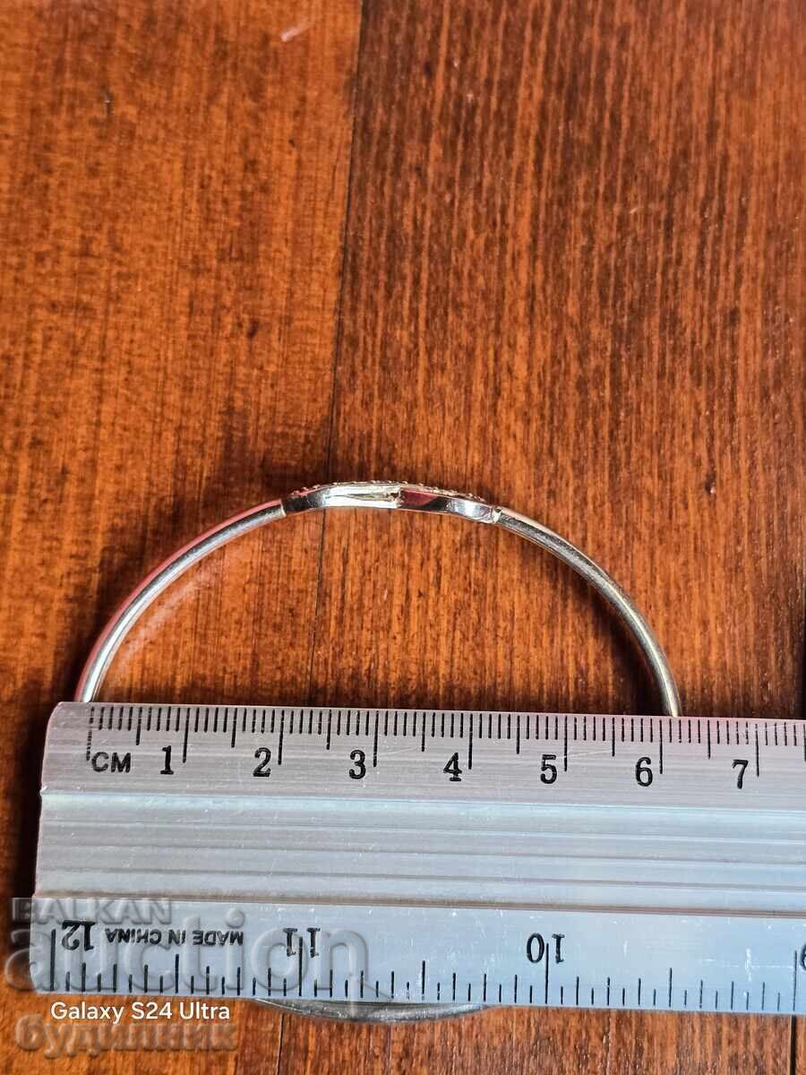 Ασημένιο Μασίφ Σκληρό Βραχιόλι. Βάζω πάνω από 100 Δημοπρασίες - 6