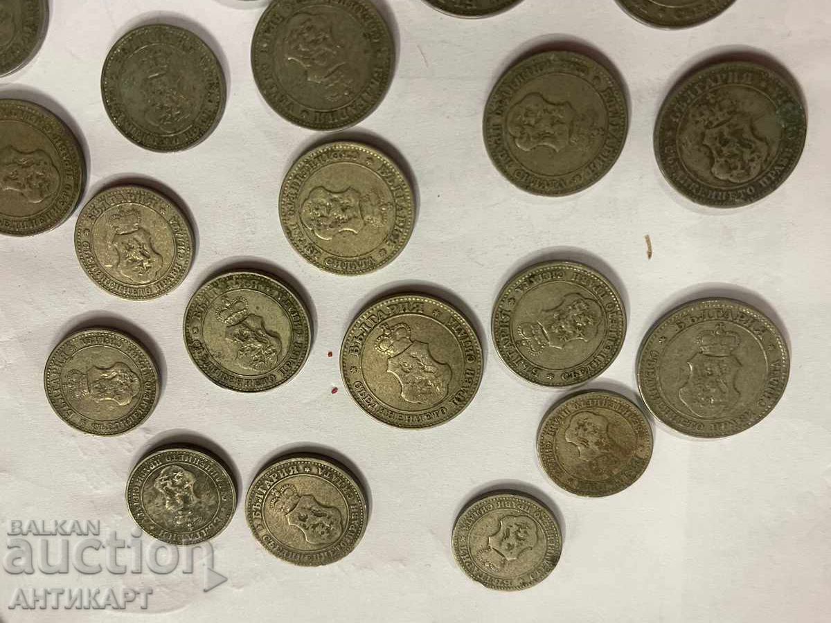 Lot of 25 coins of 5, 10 and 20 stotinki from 1906, 1912 and 1913 - 6 Lot of 25 coins of 5, 10 and 20 stotinki from 1906, 1912 and 1913 - 6