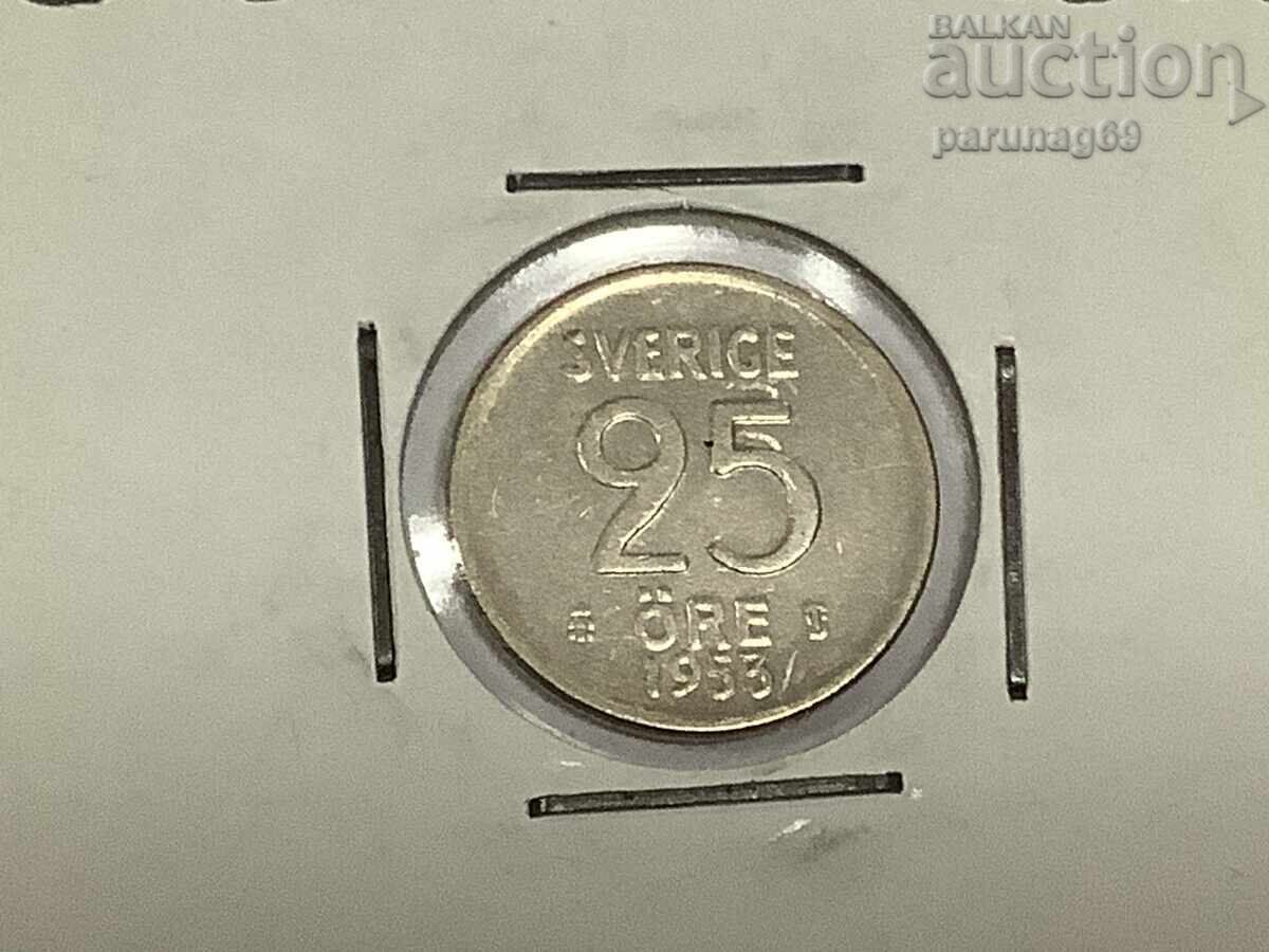 Σουηδία 25 ιορε 1953 ασήμι 0.400
