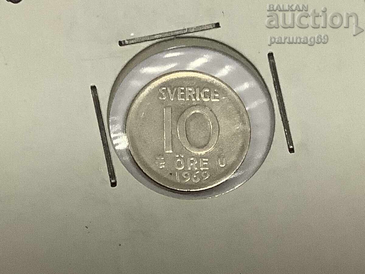 Σουηδία 10 ιορε 1962 ασήμι 0.400
