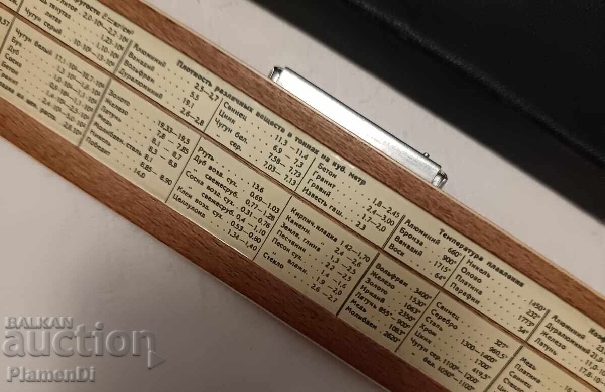 Old Soviet Slide Rule Leningrad - 5