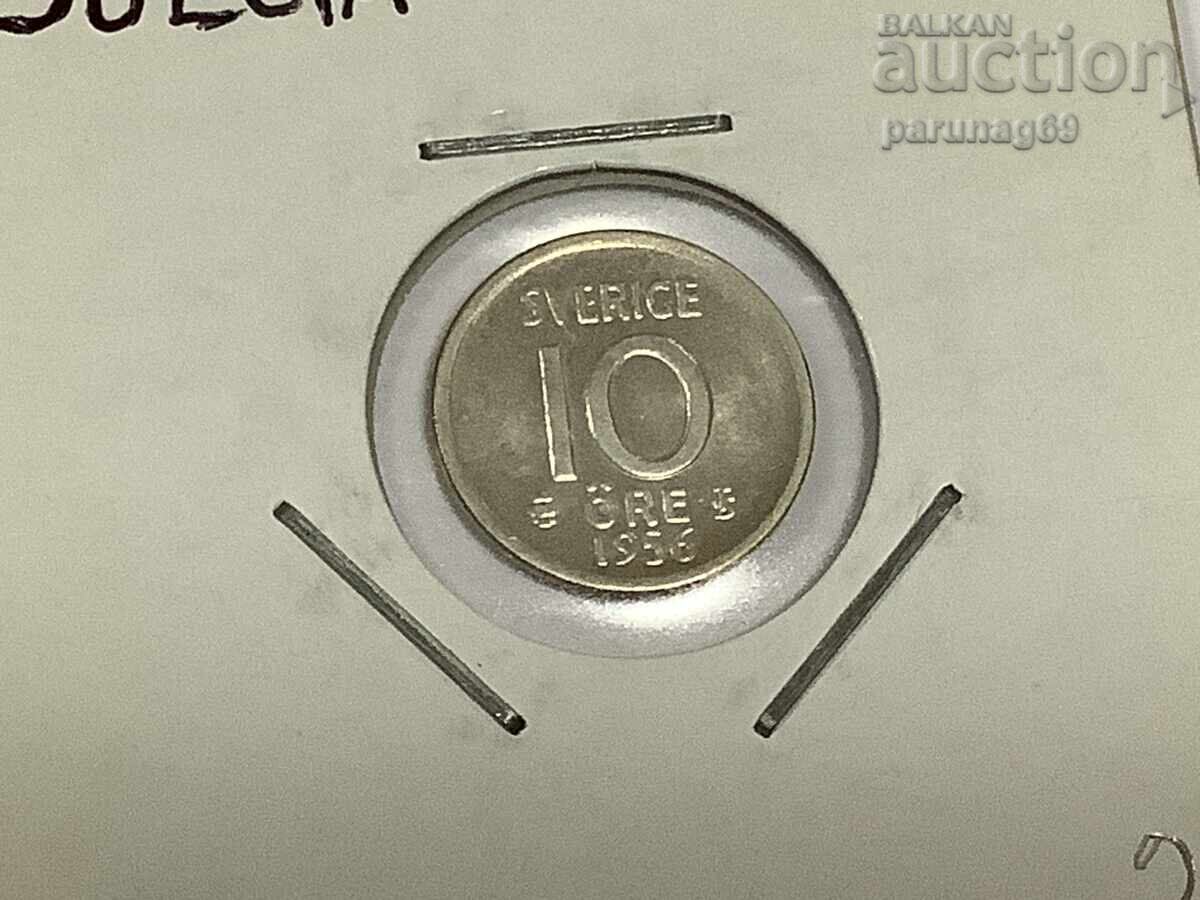 Σουηδία 10 ιορε 1956 ασήμι 0.400