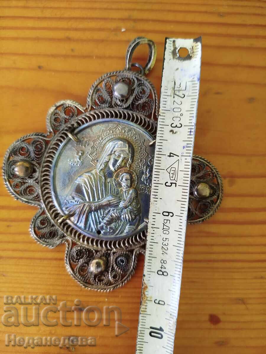 Icon, medallion, Filigree, panagia - 6