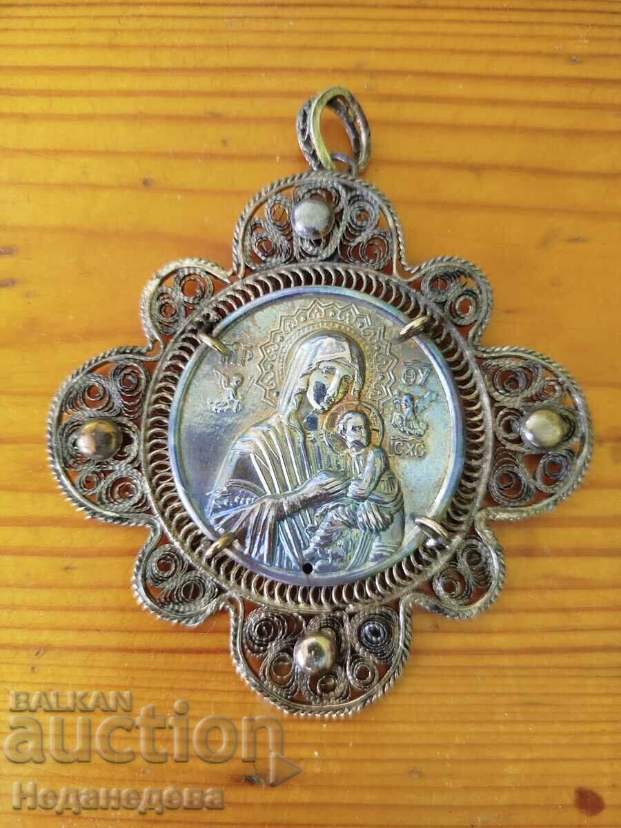 Icon, medallion, Filigree, panagia - 7