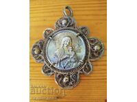 Icon, medallion, Filigree, panagia