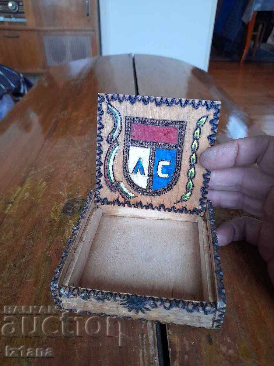 Δημοπρασία Παλιό ξύλινο κουτί Λέφσκι Σπάρτακ, Στάλιν, Μπότεφ, Λέφσκι