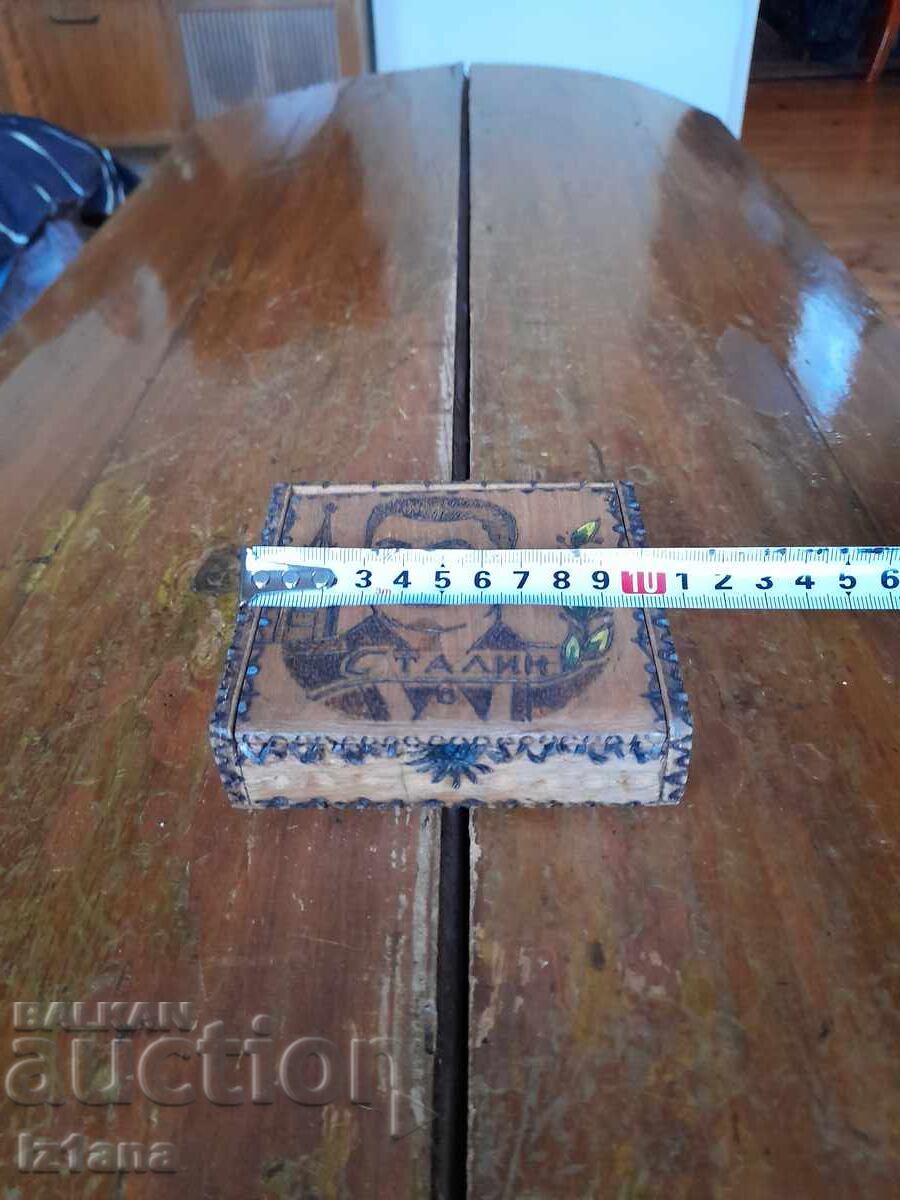 Παλιό ξύλινο κουτί Λέφσκι Σπάρτακ, Στάλιν, Μπότεφ, Λέφσκι - 5