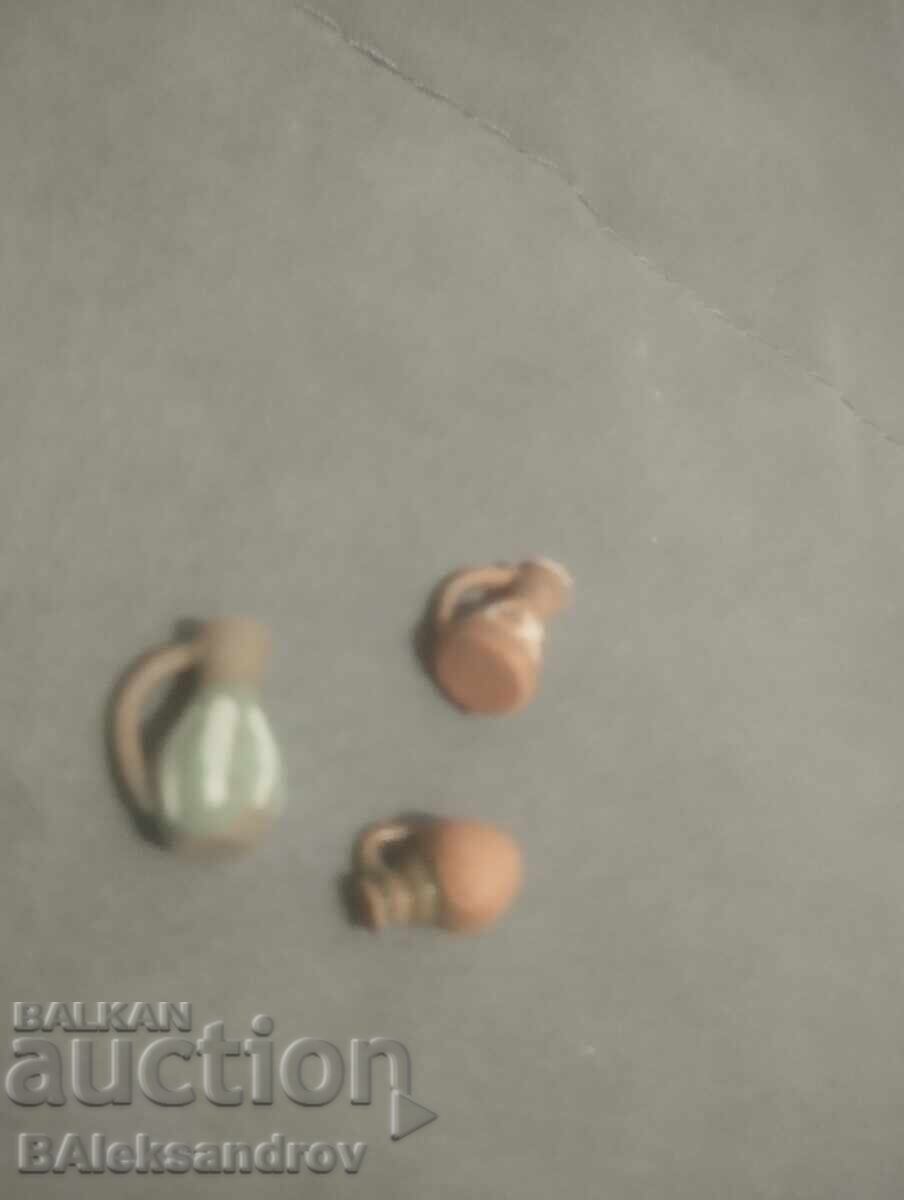 Masterful Miniature Painted Pots - 5