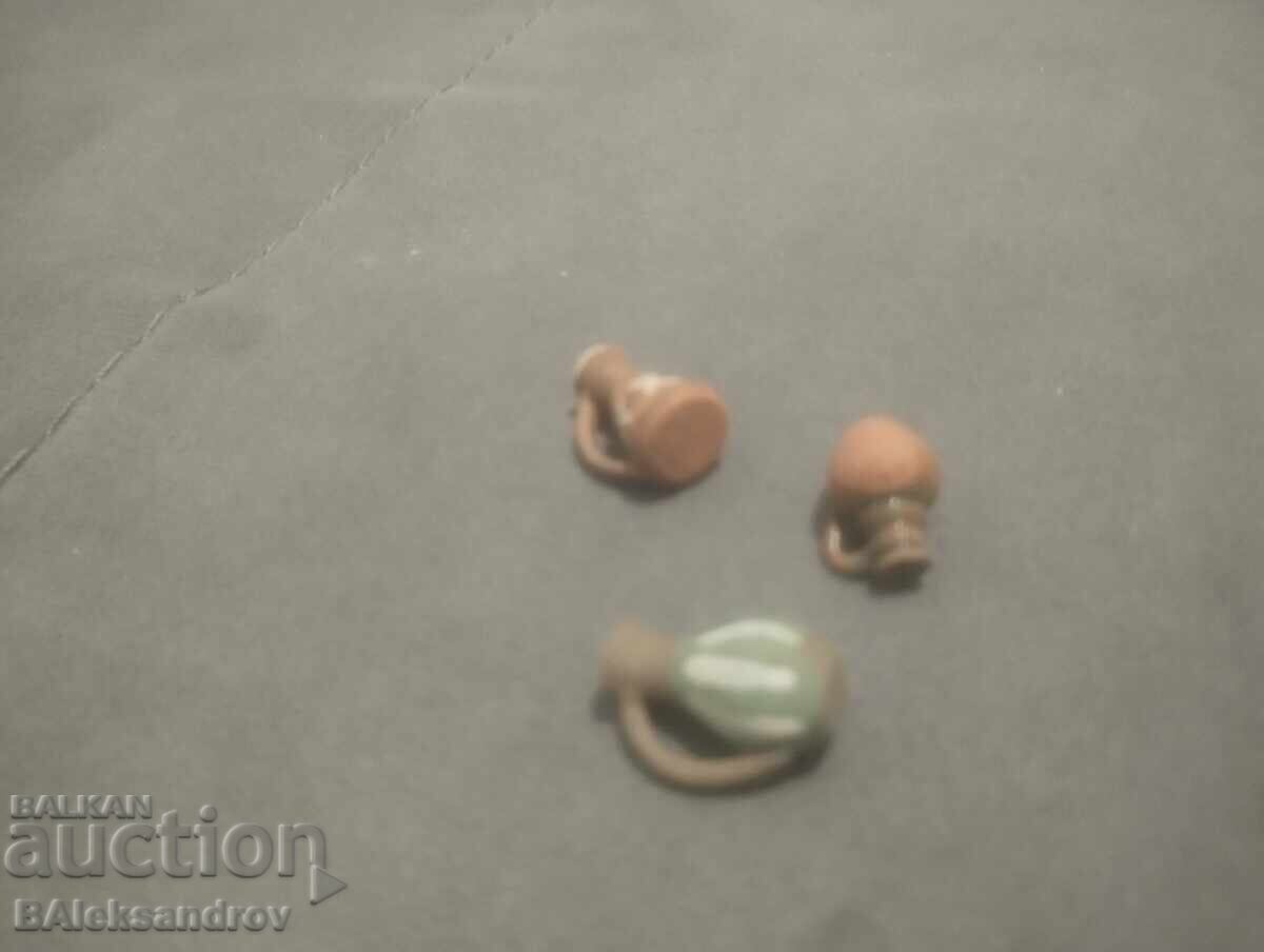 Masterful Miniature Painted Pots - 6