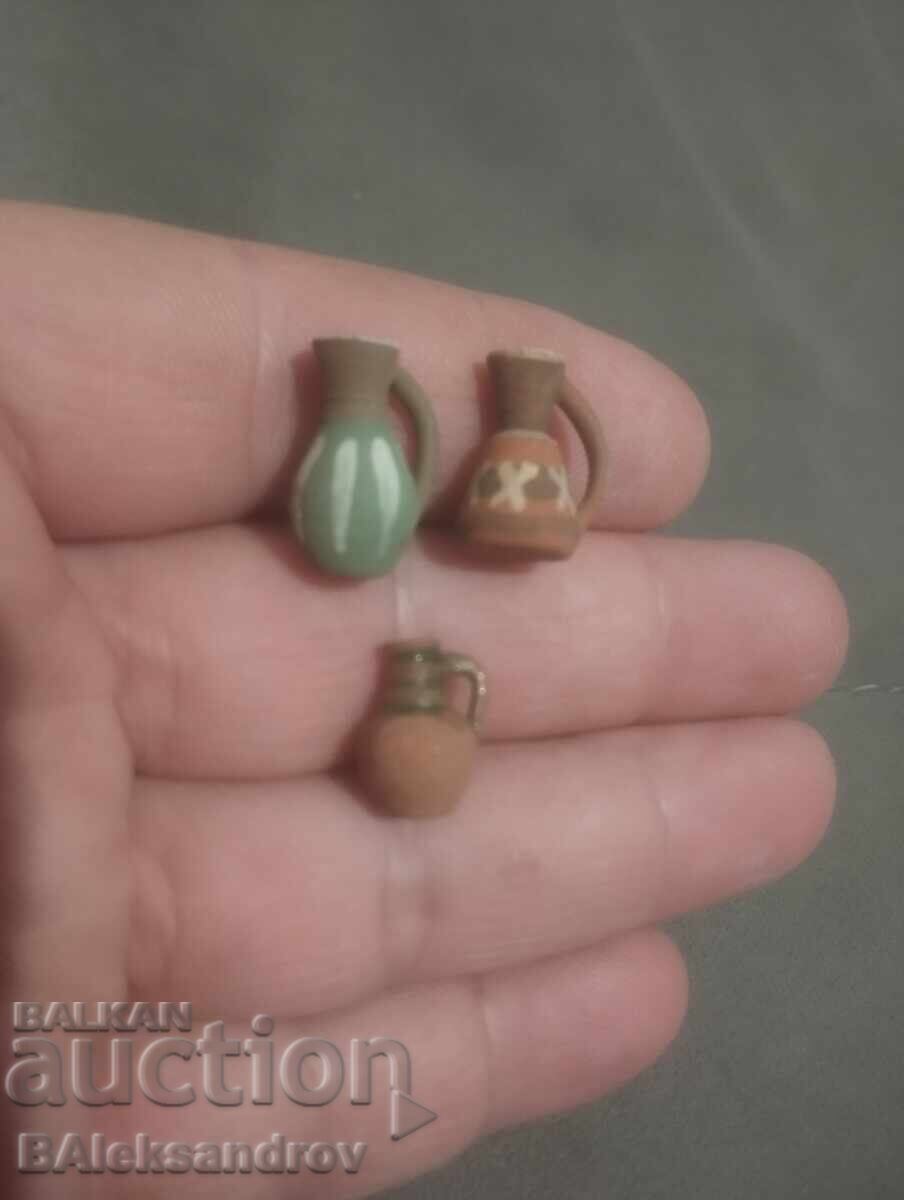 Masterful Miniature Painted Pots