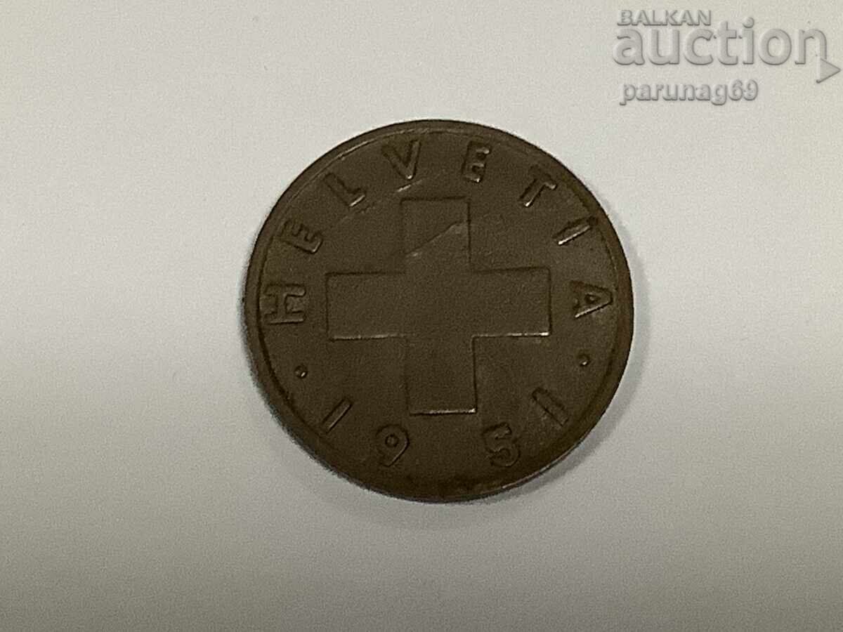 Elveția 1 rapan 1951 cu preț 1.00 BGN | € 0.51