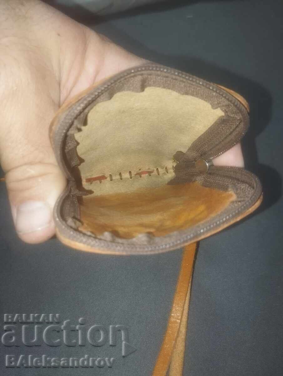 Portofel de artă din piele naturală - 6