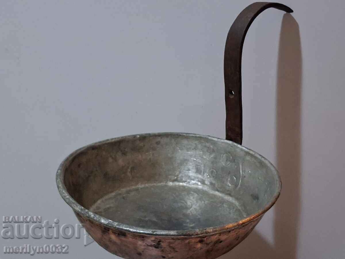 Old copper pan, copper, tray, copper vessel with price 85.00 BGN | € 43.46