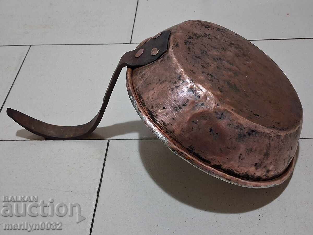 Old copper pan, copper, tray, copper vessel - 5