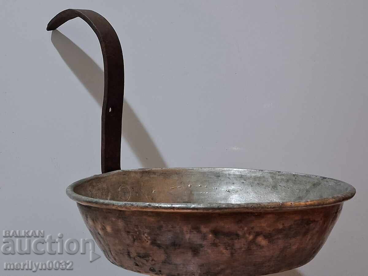 Old copper pan, copper, tray, copper vessel