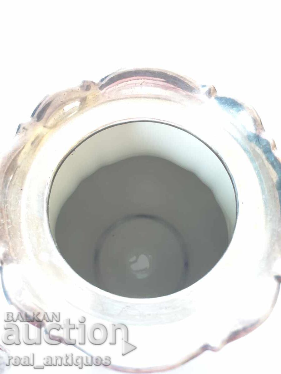 Licitație Ceainic din porțelan placat cu argint