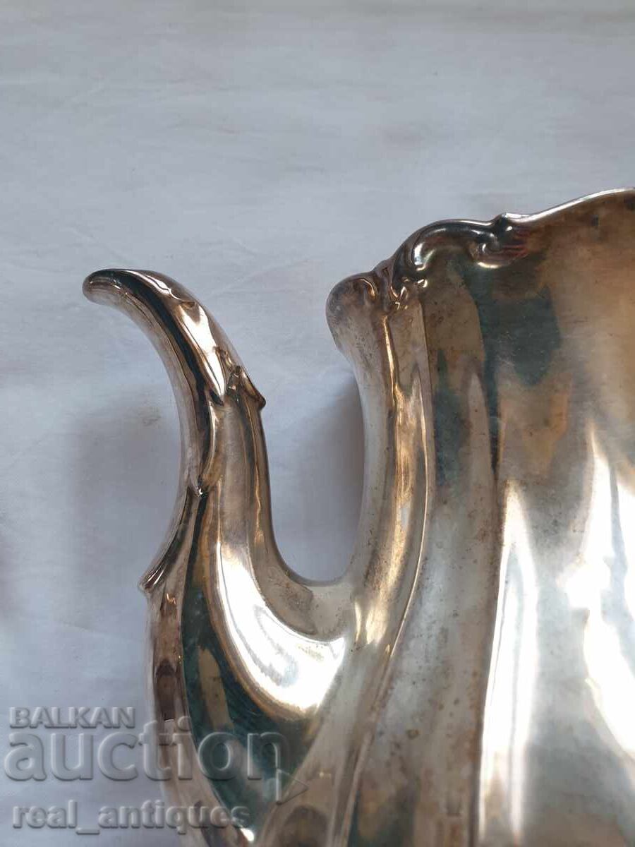 Livrarea Ceainic din porțelan placat cu argint