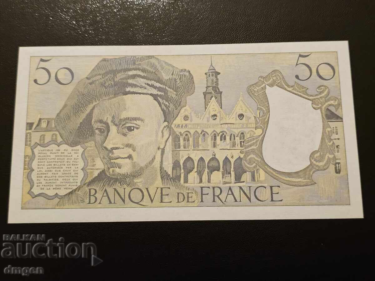 50 франка Франция 1989 UNC с цена 90.00 лв. | € 46.02 50 франка Франция 1989 UNC с цена 90.00 лв. | € 46.02