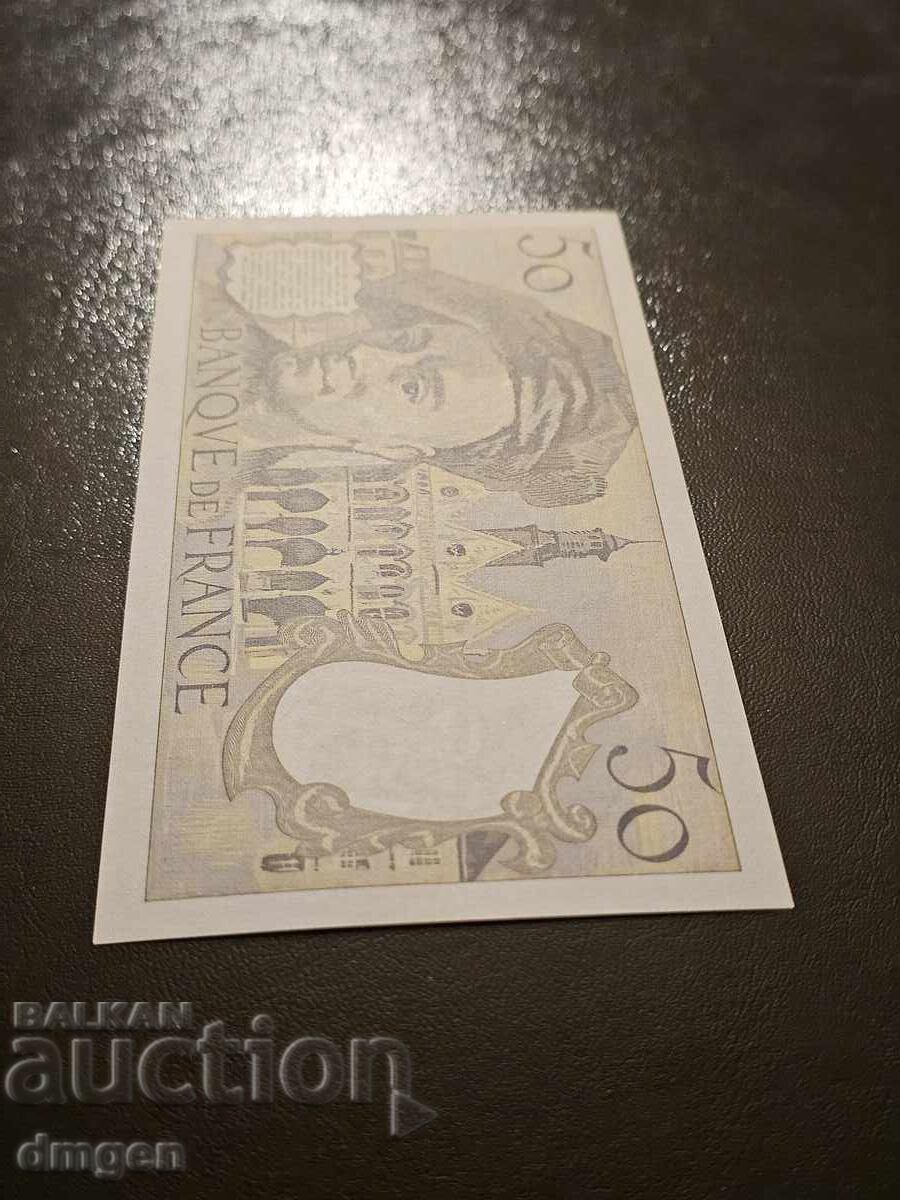 Livrarea 50 franci Franța 1989 UNC