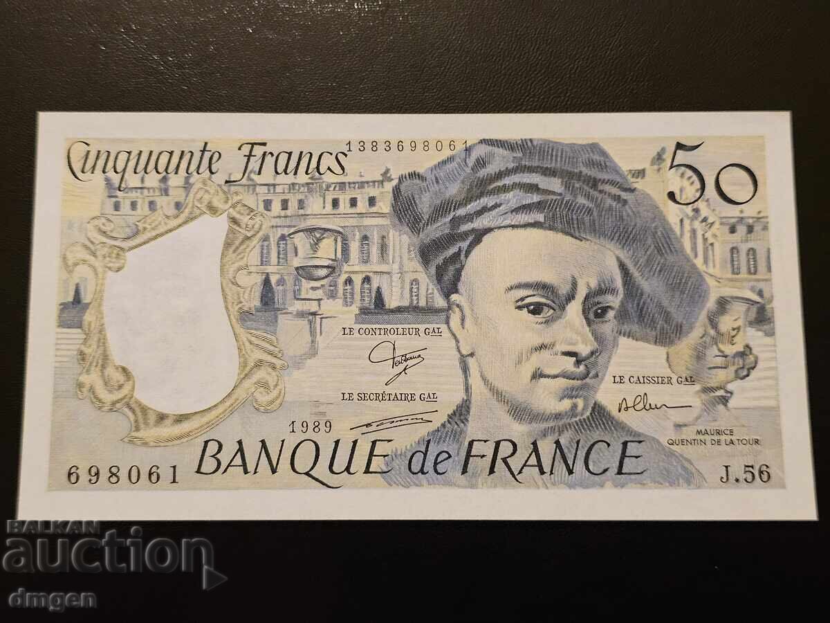 50 franci Franța 1989 UNC
