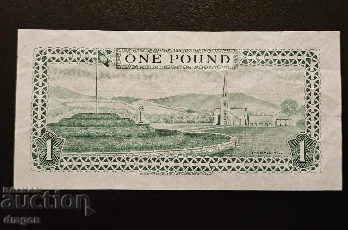 1 λίρα Νήσου Μαν 1983 με τιμή 30.00 BGN | € 15.34