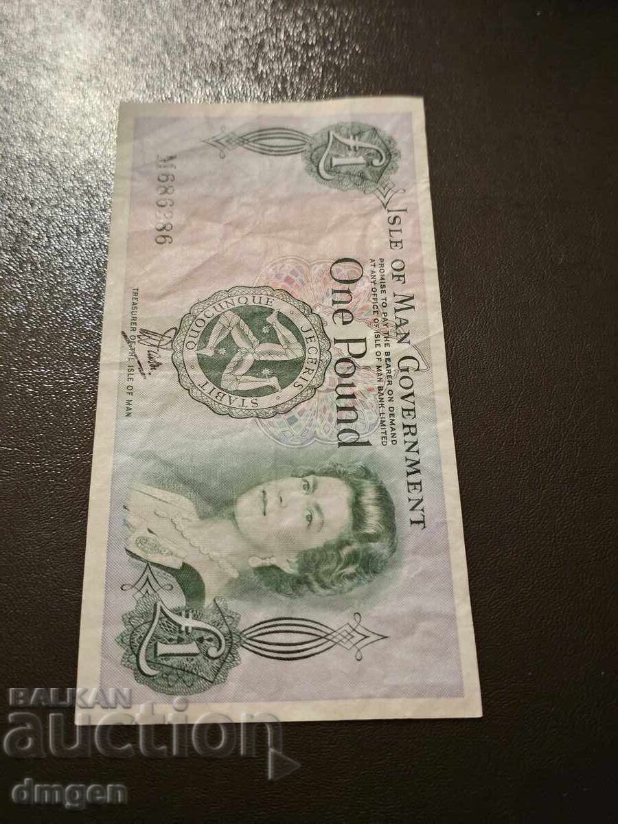 Δημοπρασία 1 λίρα Νήσου Μαν 1983