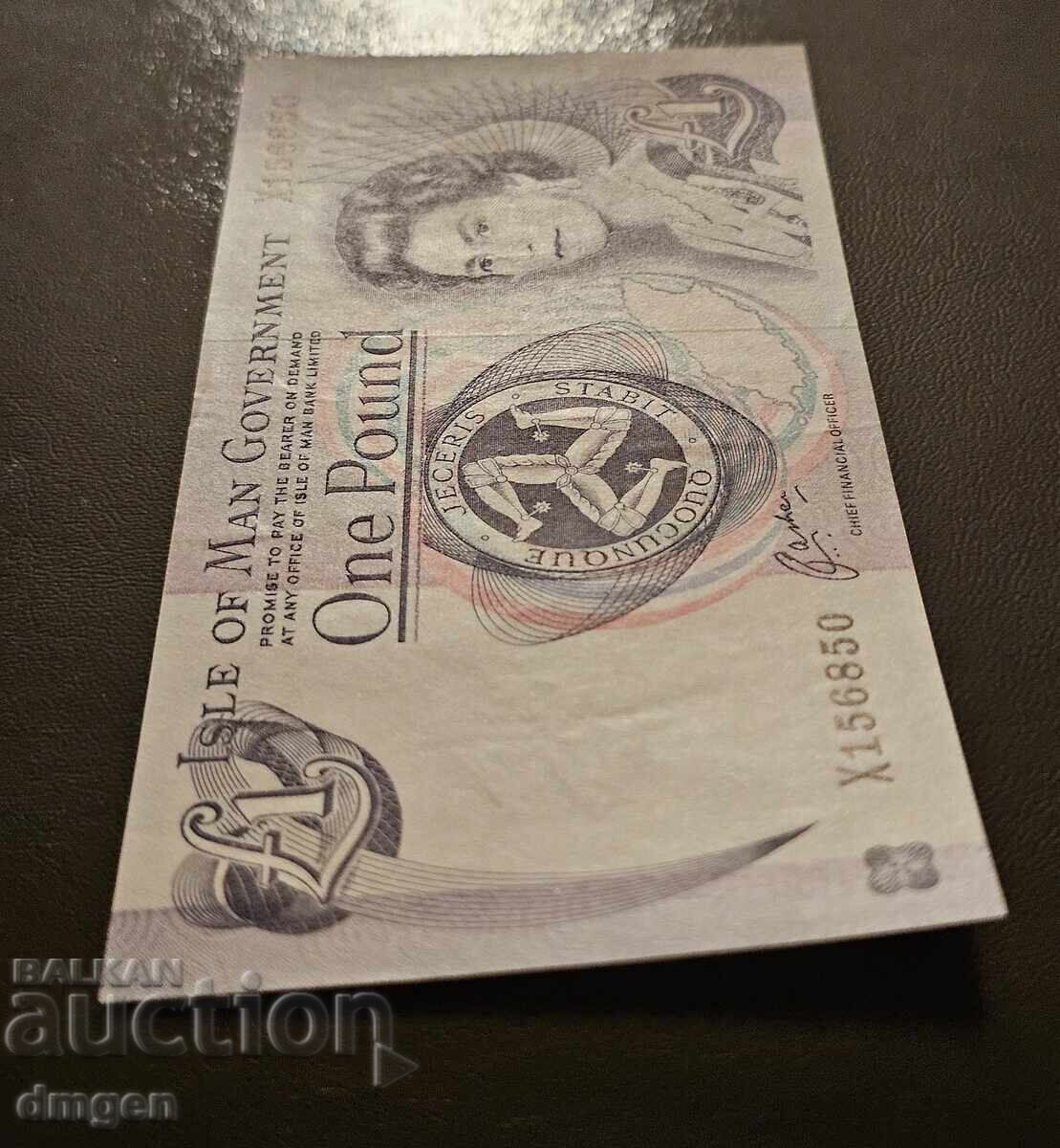 Δημοπρασία 1 λίρα Νήσου Μαν 1991