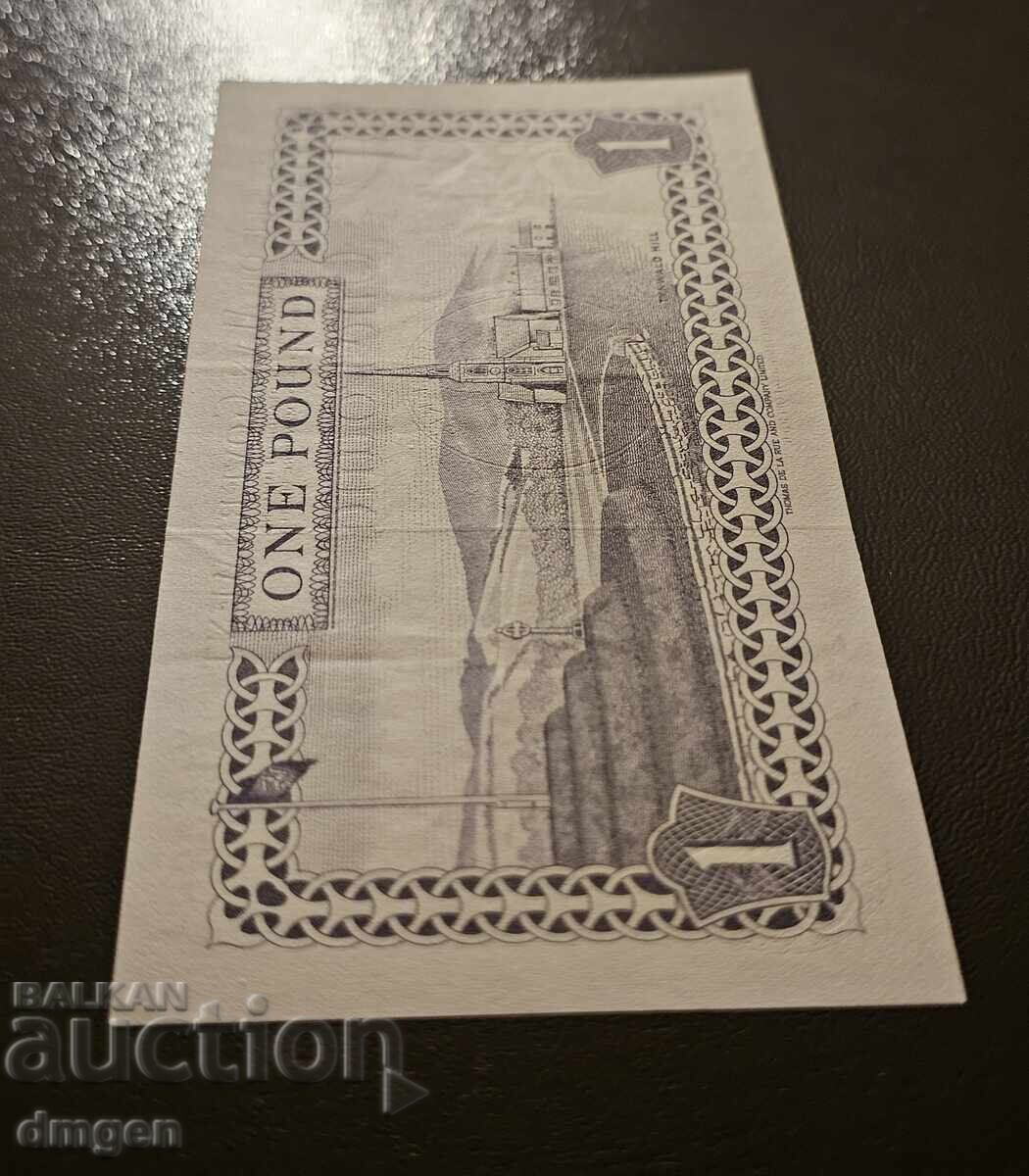 Аукцион 1 паунд остров Ман 1991